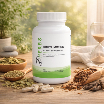 Bowel Motion - Natural Supplement for Regular Bowel Movements (100 Capsules)