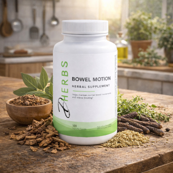 Bowel Motion - Natural Supplement for Regular Bowel Movements (100 Capsules)