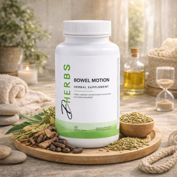 Bowel Motion - Natural Supplement for Regular Bowel Movements (100 Capsules)