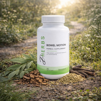 Bowel Motion - Natural Supplement for Regular Bowel Movements (100 Capsules)
