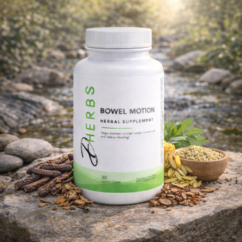 Bowel Motion - Natural Supplement for Regular Bowel Movements (100 Capsules)