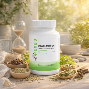 Bowel Motion - Natural Supplement for Regular Bowel Movements (100 Capsules)