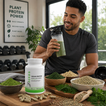 Vegan Protein - Vegan Protein Capsules for Vegans and Vegetarians (100 Capsules)