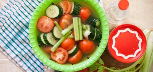 Marinated Cucumber And Tomato Salad