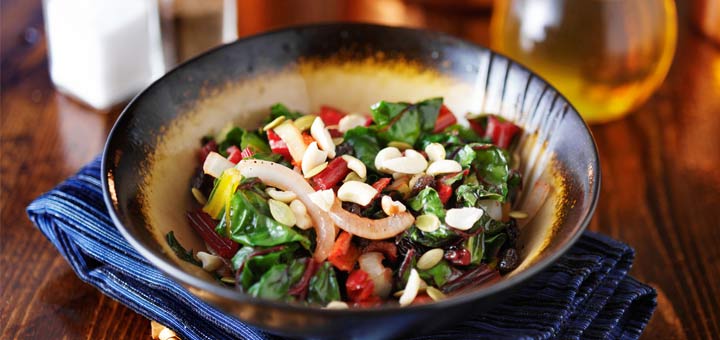 Antioxidant-Rich Rainbow Chard Salad