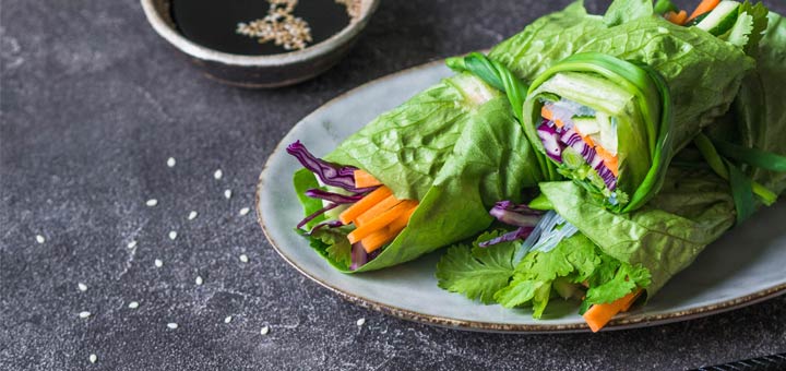 Thai Romaine Wraps For An Easy Entree