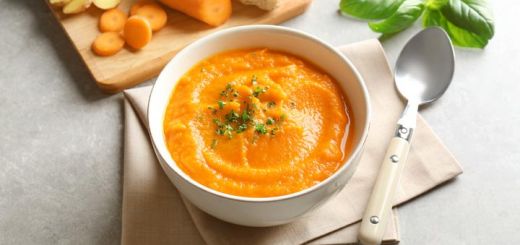 Creamy Carrot And Ginger Soup (Dairy-Free & Vegan)