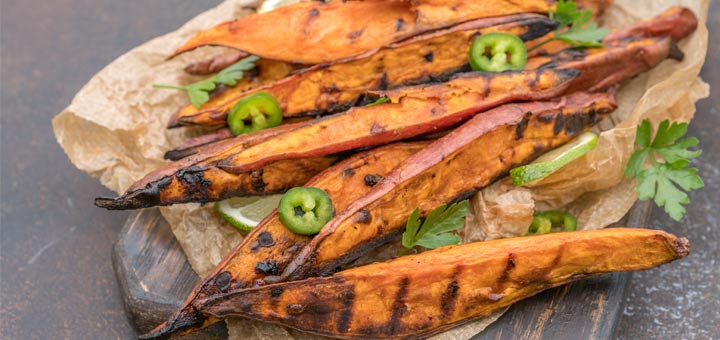 Grilled Sweet Potato Fries