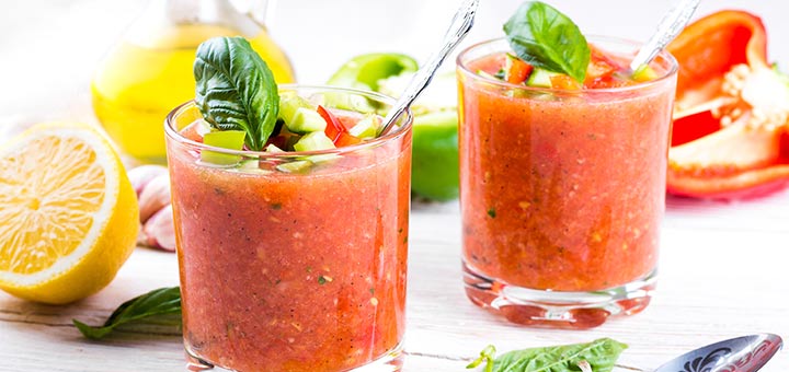 Almond Tomato Red Pepper Gazpacho