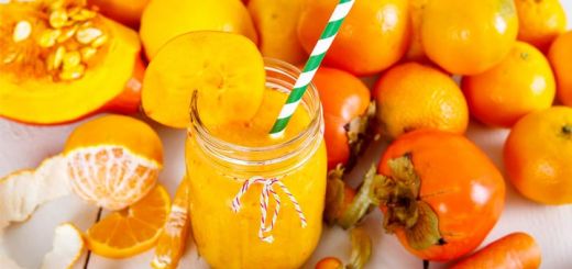 Orange Carrot Persimmon Smoothie