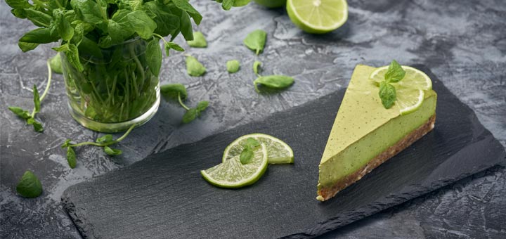 Healthy Avocado Lime Cheesecake