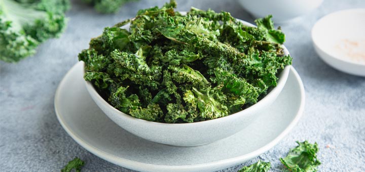 Crispy Air Fryer Kale Chips