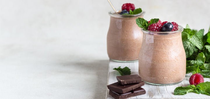 Chocolate Raspberry Smoothie