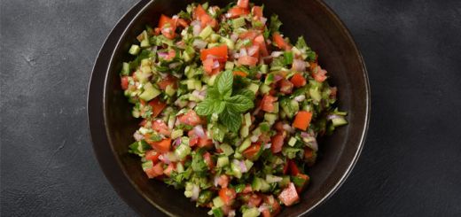 tomato-onion-cucumber-salad
