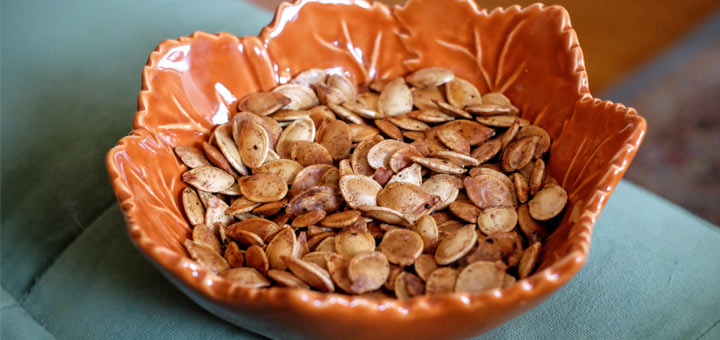 Roasted Kabocha Squash Seeds