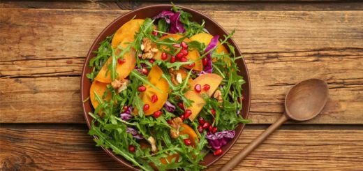 persimmon-arugula-salad
