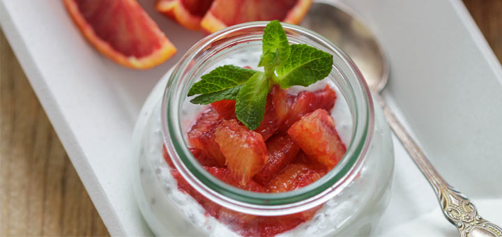 Winter Citrus Chia Pudding