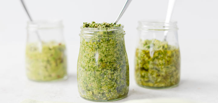 Easy Raw Vegan Hemp Seed Pesto