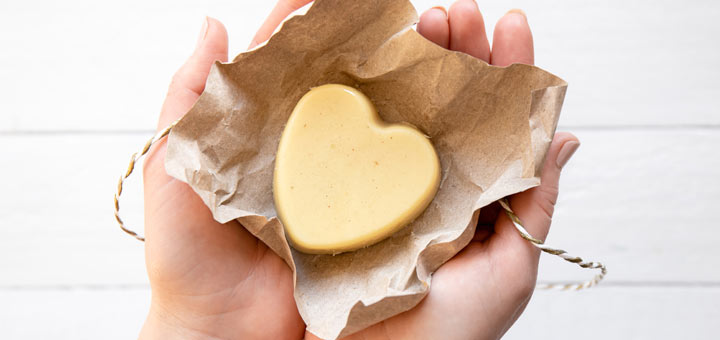 Homemade Lemon Balm Lotion Bars