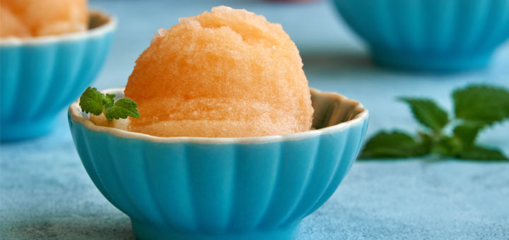 Mango Strawberry Sorbet