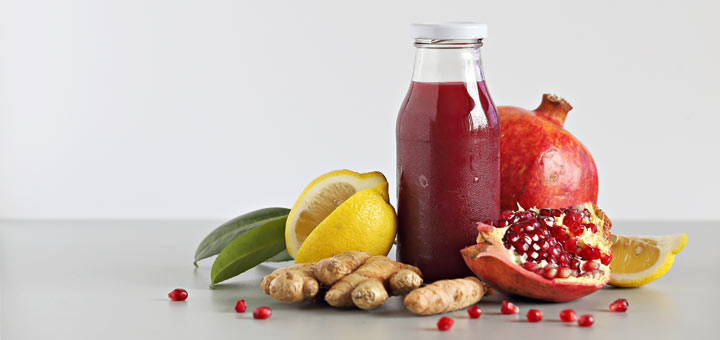 Pomegranate Ginger Shots