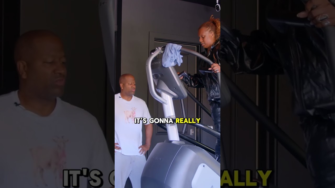 Latoya Gets Her Sweat On