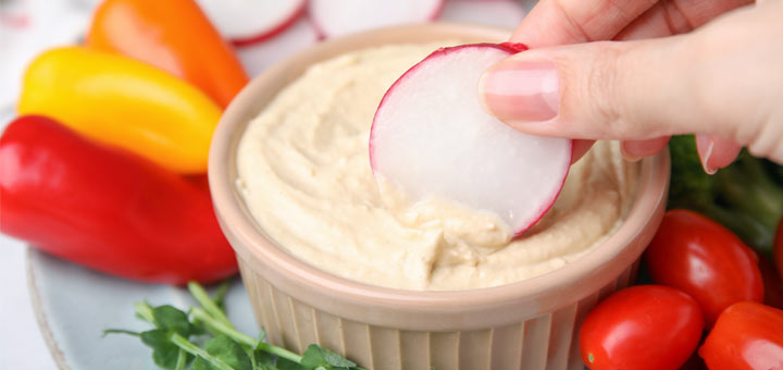 Roasted Radish Hummus