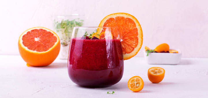 Berry Beet Orange Smoothie