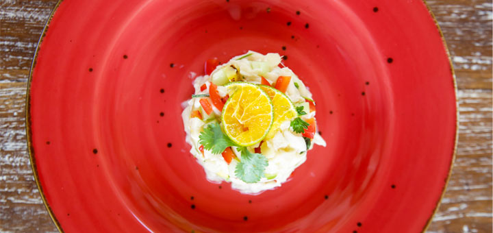 Raw Vegan Mushroom Ceviche
