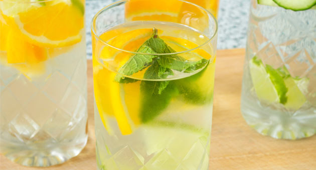 Orange Cucumber Mint Water
